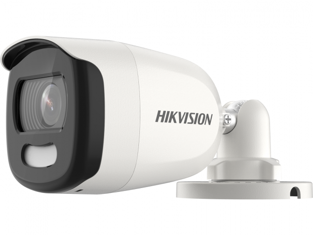 Аналоговые камеры Камера HD-TVI HikVision DS-2CE10HFT-F28 2.8 мм уличная, корпусная, 5Мпикс, CMOS, до 20 кадров/с, до 2560x1944, -40 - +60, белый (DS-2CE10HFT-F28 2.8MM)