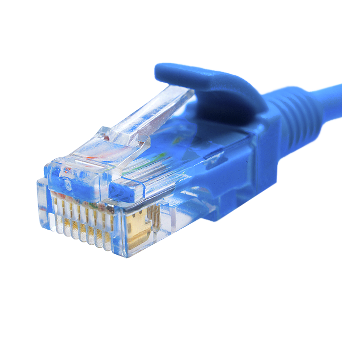 Патч-корд UTP кат.5e, 3м, RJ45-RJ45, синий, LSZH, SUPRLAN (10-0149)