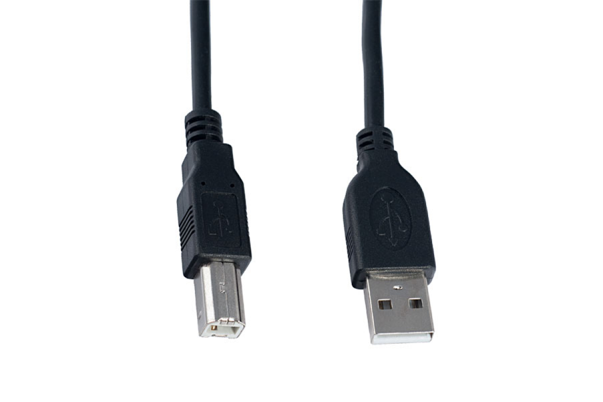 Кабель USB 2.0(Am)-USB 2.0(Bm), 5м, черный PERFEO (U4104 / 30009033)