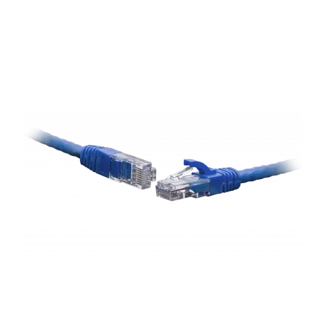   E2E4 Патч-корд UTP кат.5e, 0.5м, RJ45-RJ45, синий, LSZH, SNR (SNR-UU4-5E-005-LST-BL)