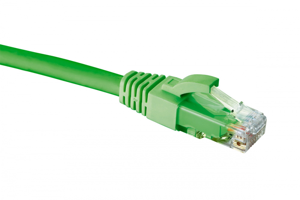 Патч-корд UTP кат.6, 7м, RJ45-RJ45, зеленый, LSZH, Eurolan (21D-U6-07GR)