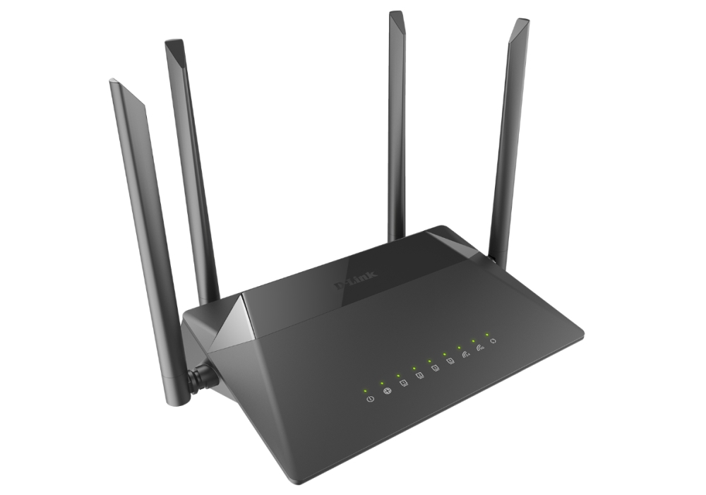 Wi-Fi роутер D-link DIR-842, 802.11a/b/g/n/ac, 2.4 / 5 ГГц, до 1.17 Гбит/с, LAN 4x1 Гбит/с, WAN 1x1 Гбит/с, внешних антенн: 4x5dBi (DIR-842/RU/R1B)