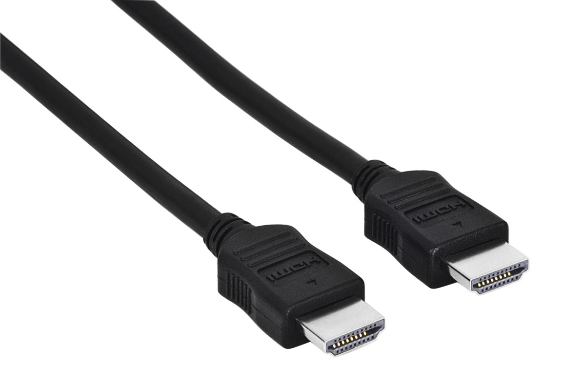 Кабель HDMI(19M)-HDMI(19M) 4K, экранированный, 1.5 м, черный Hama (H-205000)