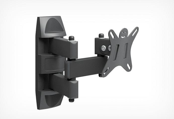 Кронштейн настенный для TV/монитора HOLDER LCDS-5039, 10-26, до 25 кг, черный