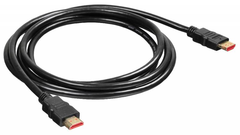 Кабель HDMI(19M)-HDMI(19M) v1.4 4K, 2 м, черный Buro BHP (375147)