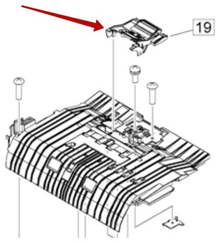 Тормозная площадка Canon FM1-J766 оригинал для Canon iR Adv 4525/4535/4545/4551/C5535/C5540/C5550/C5560 (FM1-J766)