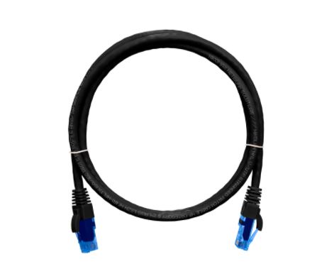 Патч-корд UTP кат.6, 0.5м, RJ45-RJ45, черный, CU, LSZH, NIKOMAX (NMC-PC4UE55B-005-C-BK)