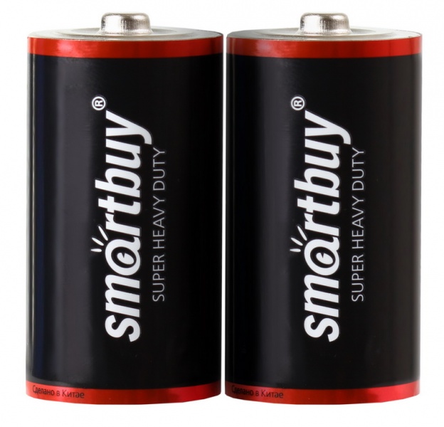 Элементы питания Батарея Smartbuy Super Heavy Duty, C, 3014, 1235, UM2, R14, 1.5V, 2шт. ( SBBZ-C02S)