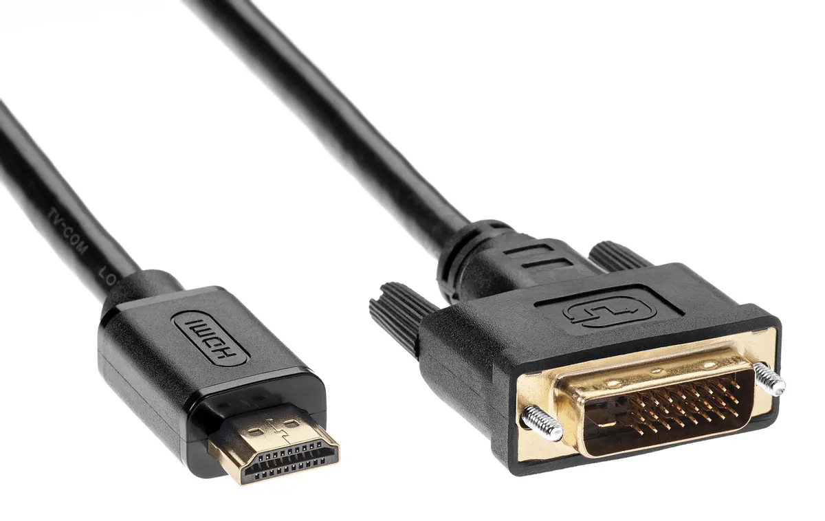 Кабель HDMI(19M)-DVI(25M) Dual Link, 5 м, черный TV-COM (LCG135E-5M)