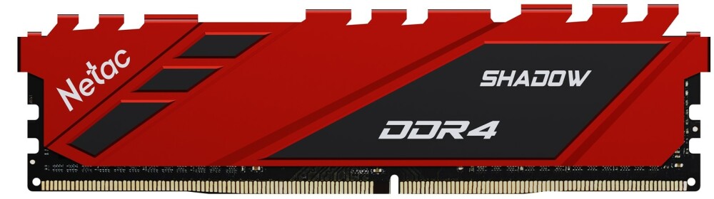 Память DDR4 DIMM 8Gb, 3200MHz, CL16, 1.35 В, Netac, Shadow (NTSDD4P32SP-08R)