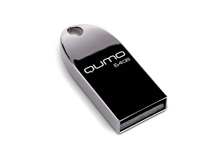 Флешка 64Gb USB 2.0 QUMO Cosmos Silver, серебристый (QM64GUD-Cos-s)