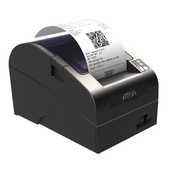 Кассы ККТ АТОЛ FPrint-22ПТК, прямая термопечать, 80мм, Ethernet, COM, USB, от сети, черный (50319)