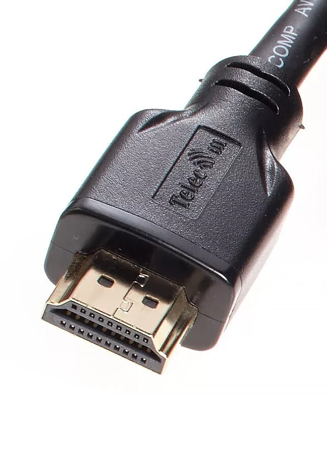 Кабель HDMI(19M)-HDMI(19M) v2.1 4K, 8K, 1.5 м, черный Telecom (TCG255-1.5M)