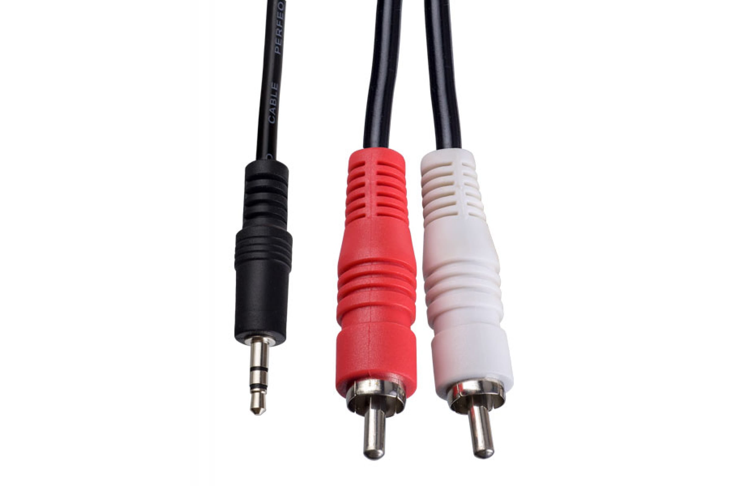 Кабель Jack 3.5mm(M)-2xRCA(M), 3м, черный PERFEO (J2004)