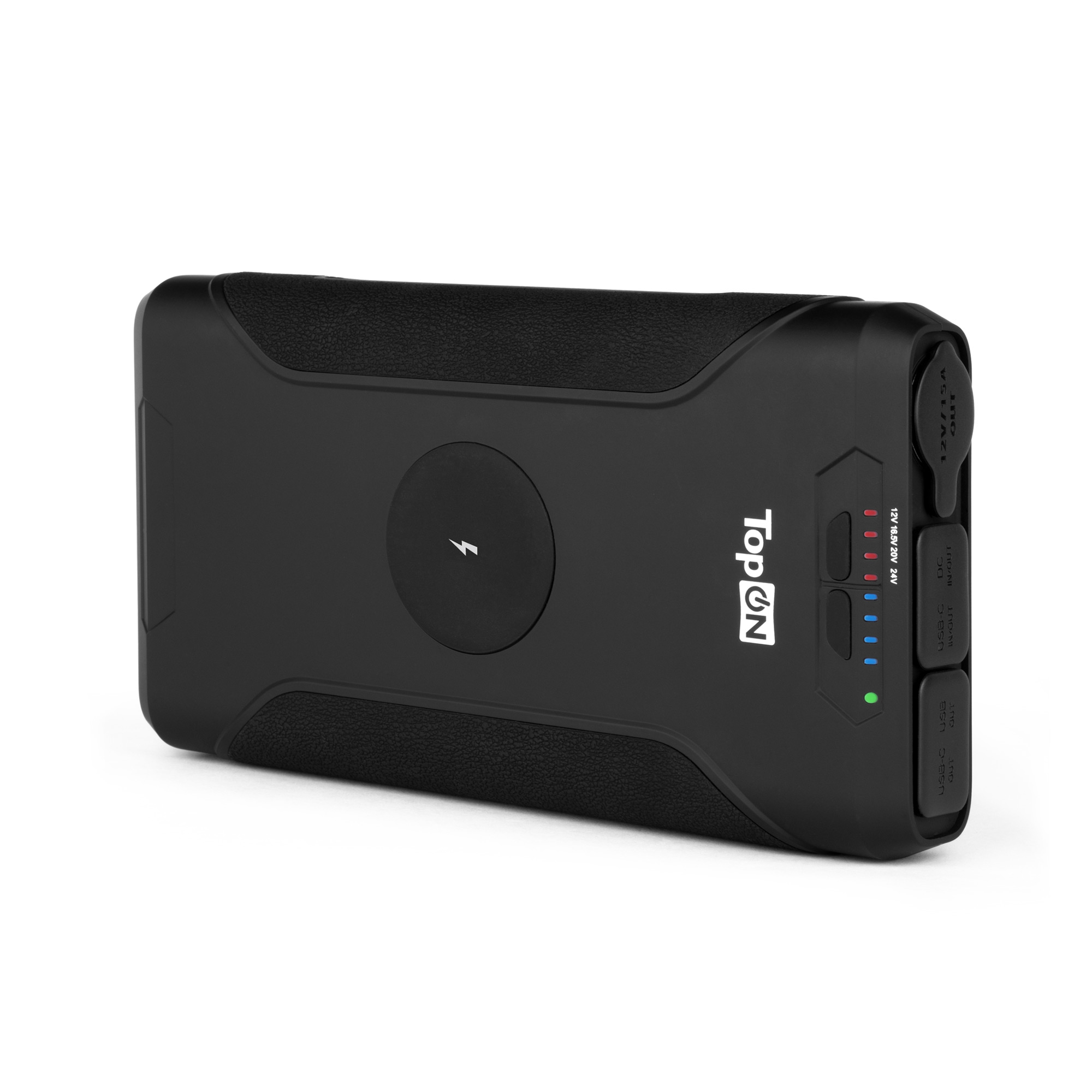 Портативный аккумулятор (Powerbank) TopON TOP-X73, 72000 мА·ч, 1xUSB, 5А, Type-C, QC, PD, QI, черный (TOP-X73)