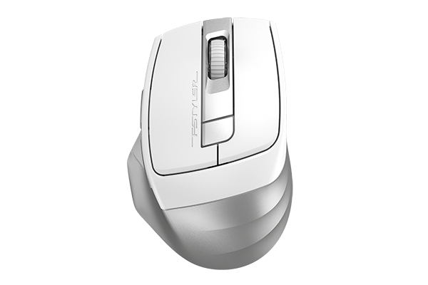Мышь беспроводная A4Tech FB35C, 2400dpi, оптическая светодиодная, USB, белый/серый (FB35C ICY WHITE)
