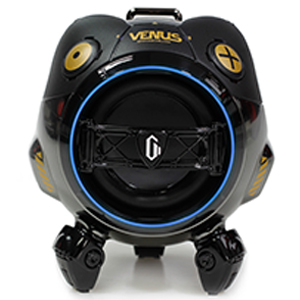 Портативная акустика GravaStar Venus Shadow Black, 10 Вт, AUX, Bluetooth, подсветка, черный