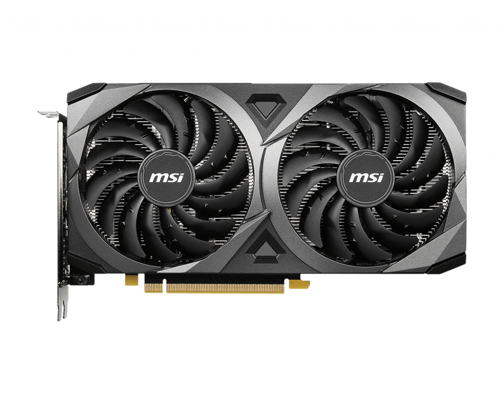 Видеокарта MSI NVIDIA GeForce RTX 3060 RTX 3060 VENTUS 2X OC, 12Gb DDR6, 192 бит, PCI-E, HDMI, 3DP, Bulk (RTX 3060 VENTUS 2X 12G OC)