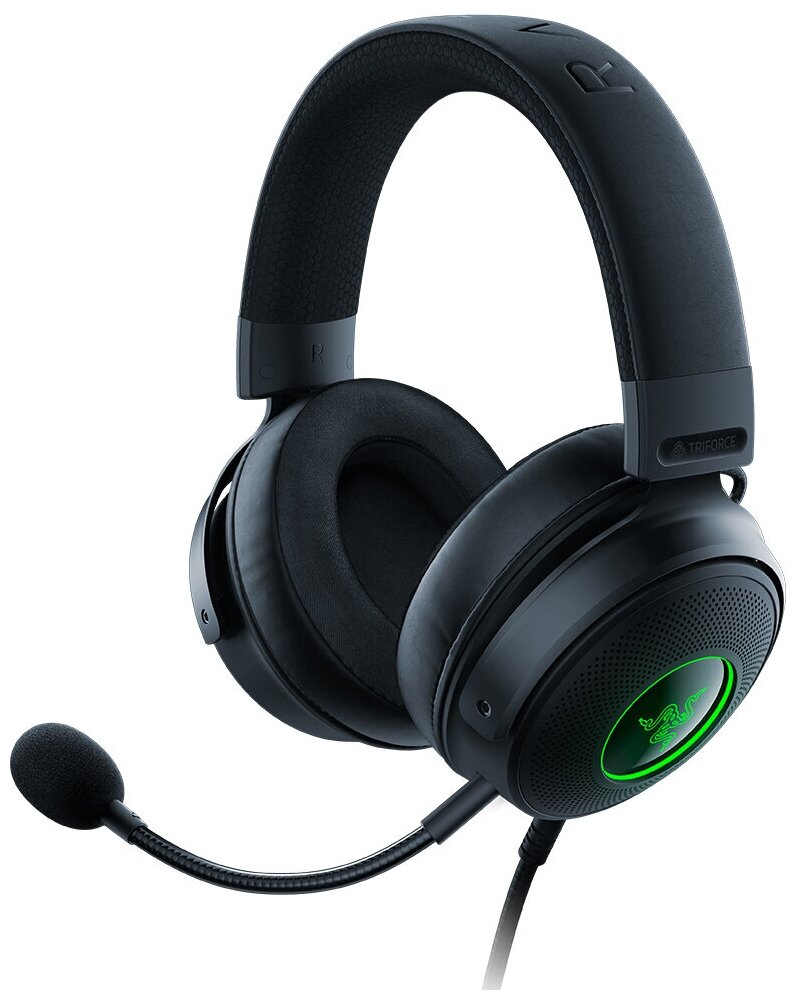 Проводная гарнитура Razer Kraken V3, USB, черный (RZ04-03770200-R3M1)