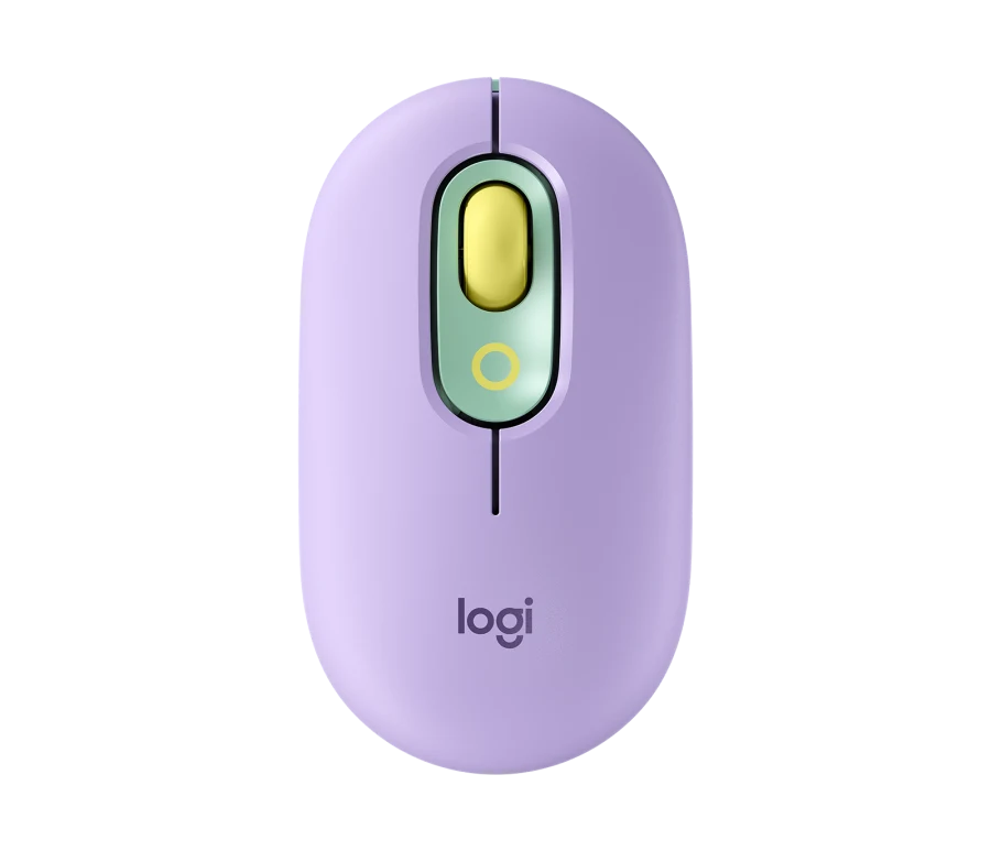 Мышь беспроводная Logitech POP Mouse, 4000dpi, оптическая светодиодная, Bluetooth, фиолетовый (910-006547)