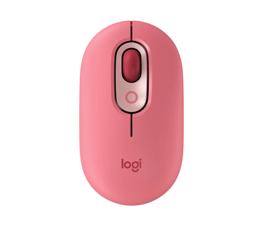 Мышь беспроводная Logitech POP Mouse, 4000dpi, Bluetooth, розовый (910-006548)