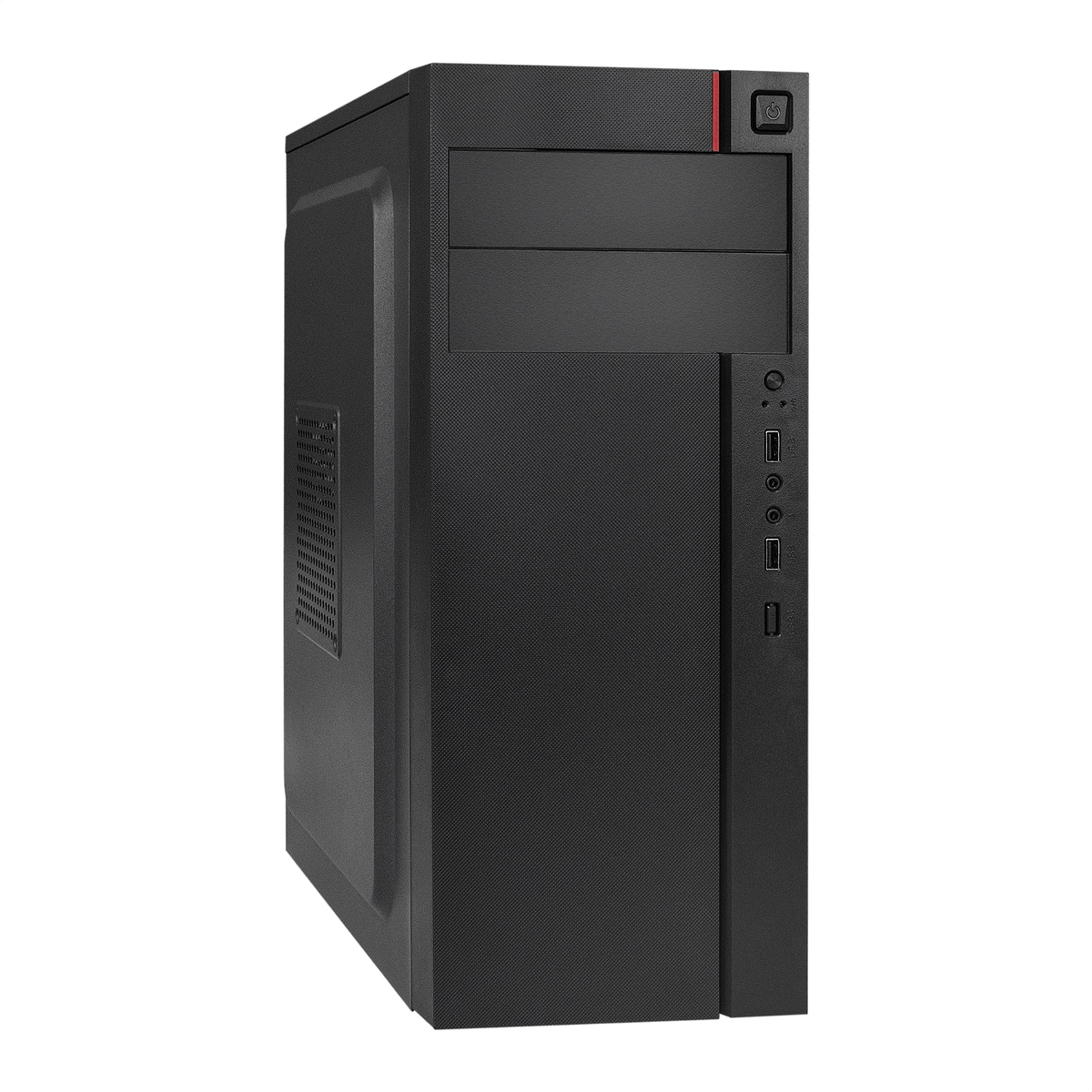 Корпус ExeGate AA-440, ATX, Midi-Tower, черный, без БП (EX290172RUS)