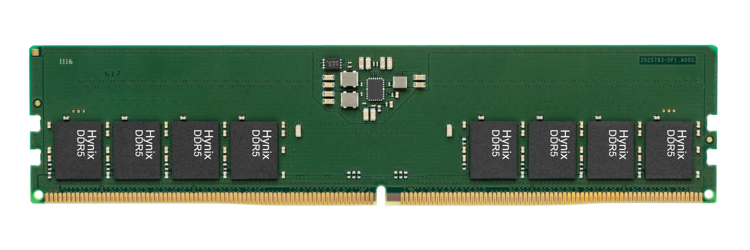 Память DDR5 DIMM 8Gb, 4800MHz, CL40, 1.1 В, Hynix (HMCG66MEBUA081N)