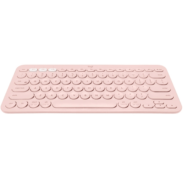   E2E4 Клавиатура беспроводная Logitech K380 Multi-Device, мембранная, Bluetooth, розовый (920-010569)