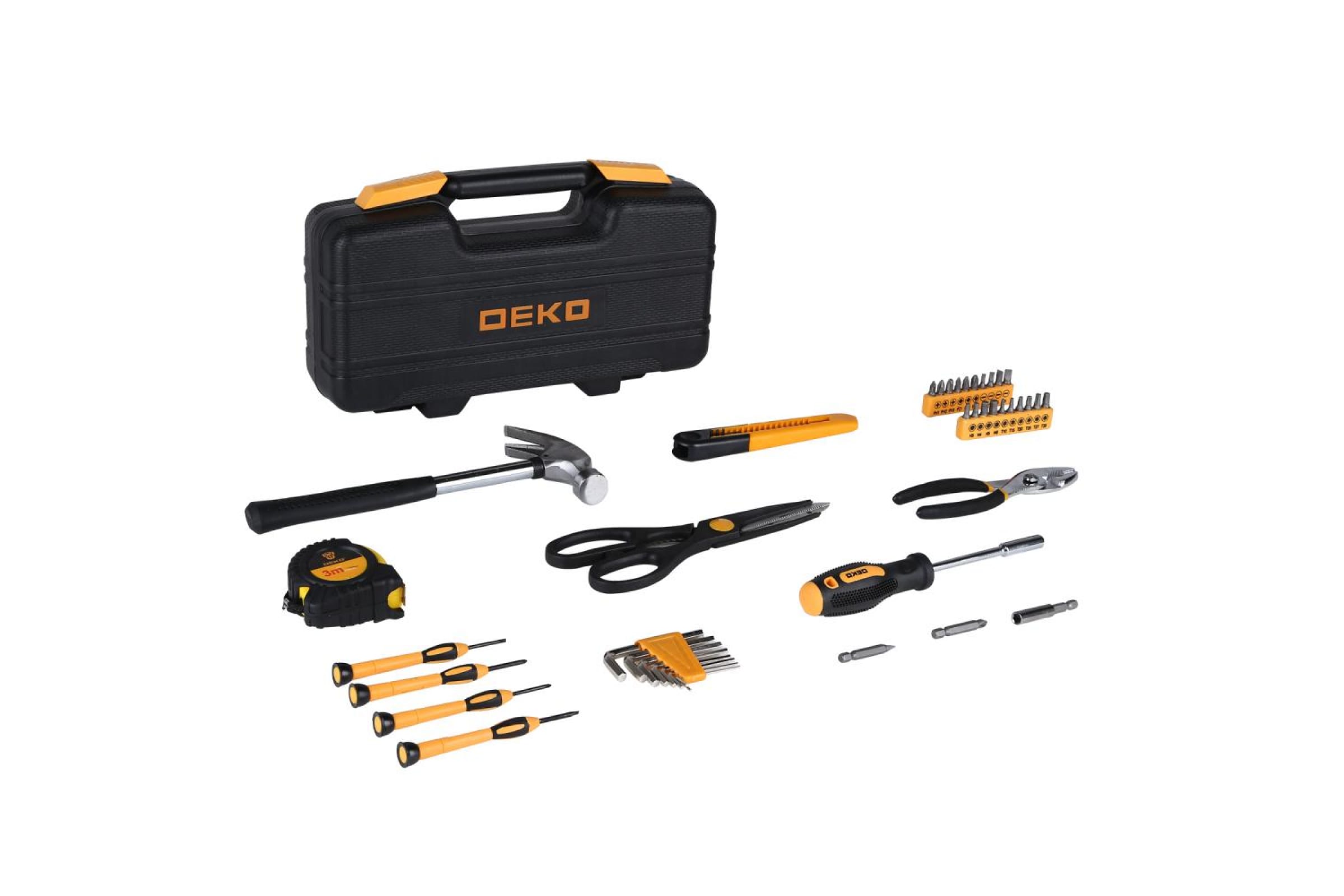 Набор инструментов DEKO DKMT41, предметов в наборе: 41 шт., жесткий кейс (065-0750)