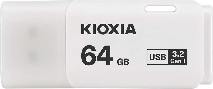 Флешка 64Gb USB 3.2 Gen 1 Kioxia TransMemory U301 , белый ( LU366S064GG4)