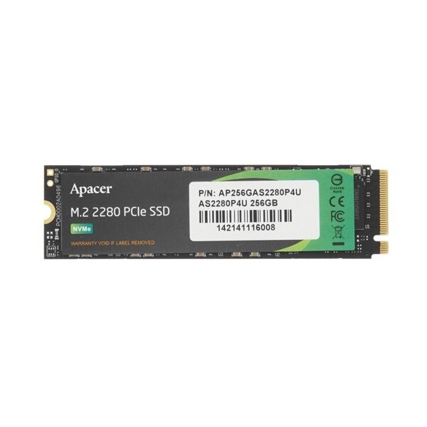 Твердотельный накопитель (SSD) Apacer 256Gb AS2280P4U, 2280, M.2, NVMe (AP256GAS2280P4U-1)