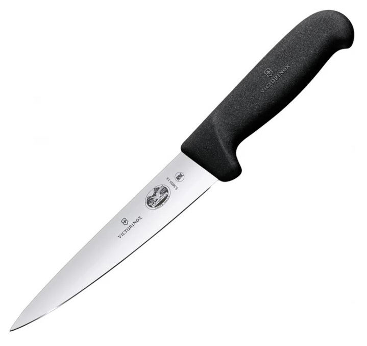Нож кухонный обвалочный Victorinox Fibrox, лезвие 18 см (5.5603.18)