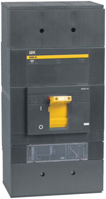 Выключатель автоматический IEK ВА88-43 трехполюсный (3P/3П) 1кА 50кА (SVA61-3-1000)