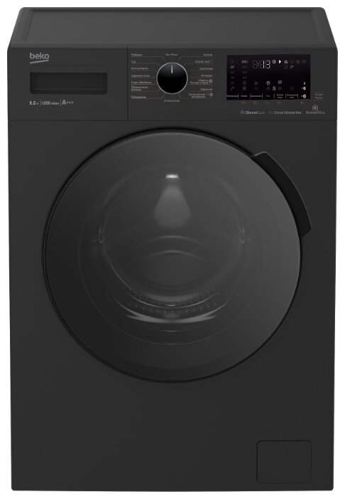 Стиральная машина Beko WSPE6H616A, 6.5кг, до 1200 об/мин, черный (WSPE6H616A)