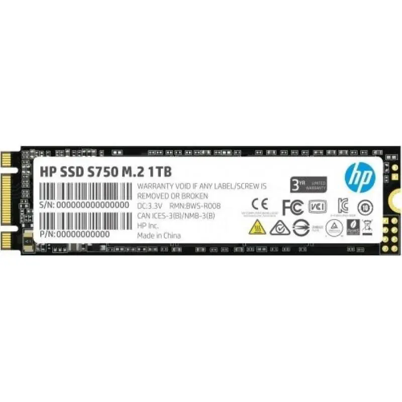 Твердотельный накопитель (SSD) HP 1Tb S750, 2280, M.2 (16L57AA#ABB)