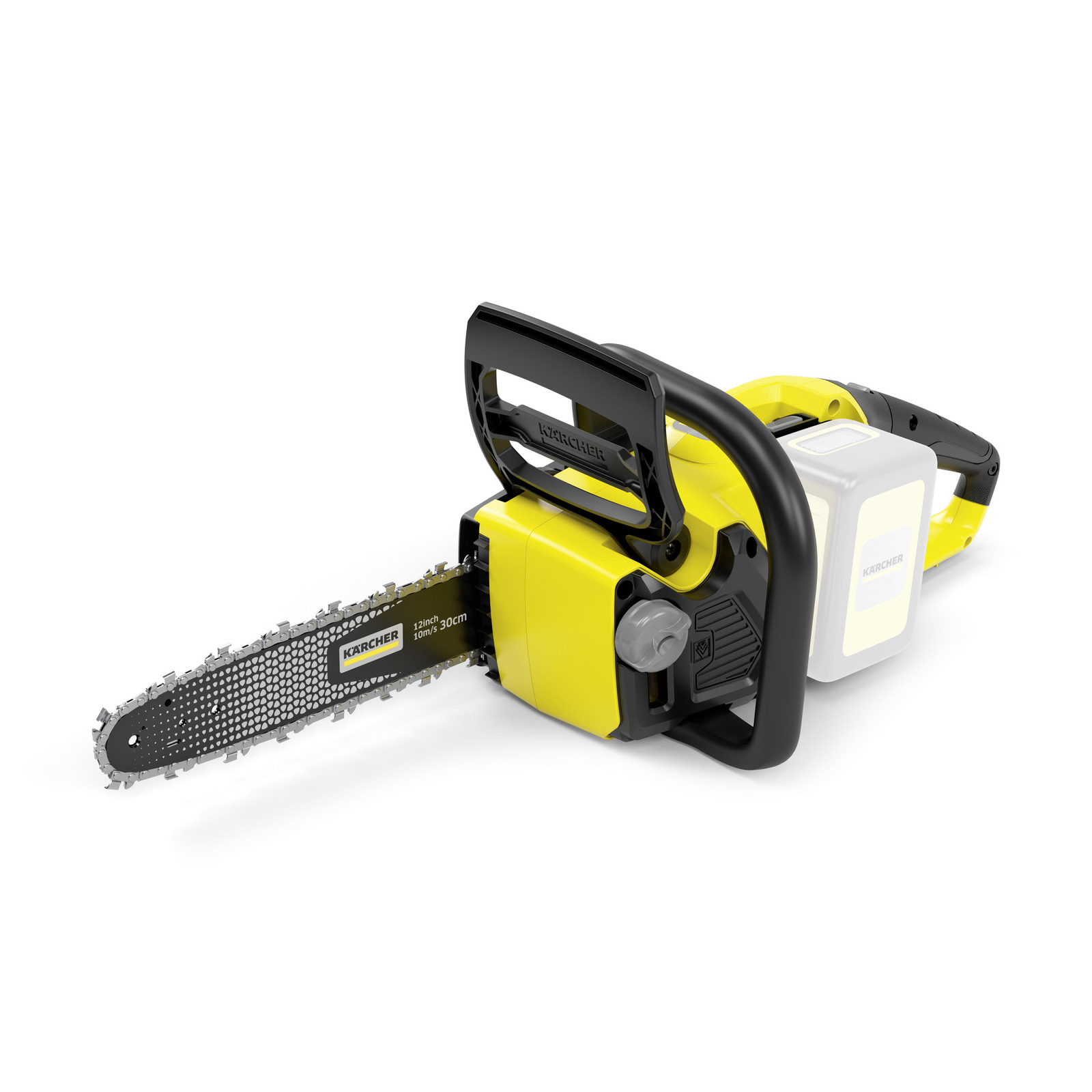 Пила цепная KARCHER CNS 18-30 BATTERY, без АКБ и ЗУ, шина 30см, шаг 3/8 LP, аккумуляторная, 18В, Li-Ion, 3.44кг (1.444-001.0)