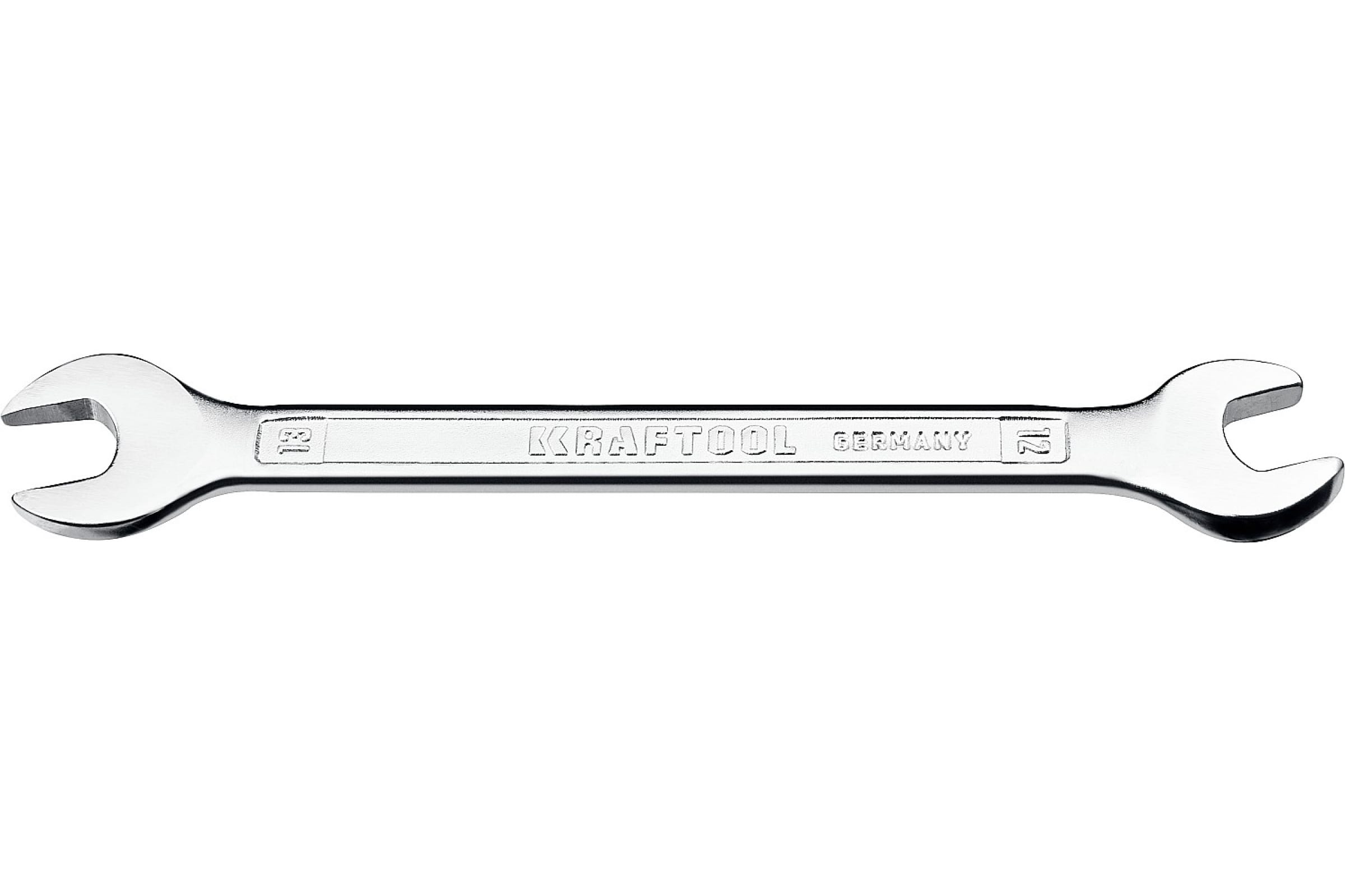 Ключ гаечный рожковый 12x13 мм, CrV, кованый, KRAFTOOL, 27033-12-13_z01