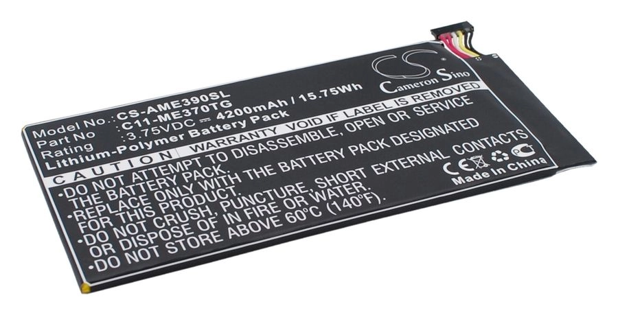  Аккумулятор CameronSino CS-AME390SL, 3.75V, 4200mAh, Li-pol для Asus Google Nexus 7 3G