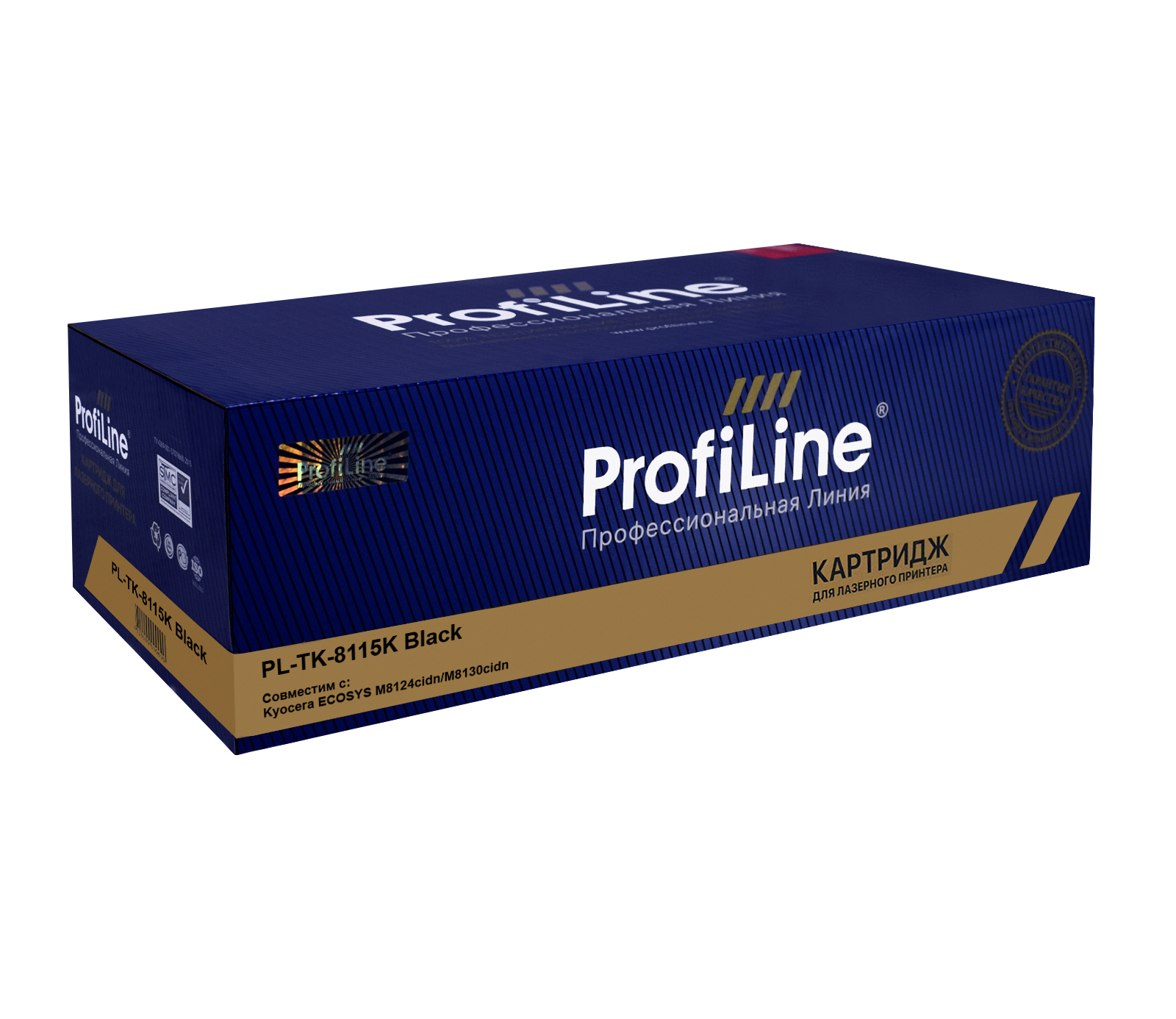 Картридж лазерный ProfiLine PL-TK-8115K/PL_TK-8115K_BK_WC (TK-8115K/1T02P30NL0), черный, 12000 страниц, совместимый для Kyocera Ecosys M8124cidn/8130cidn с бункером отработанного тонера без чипа