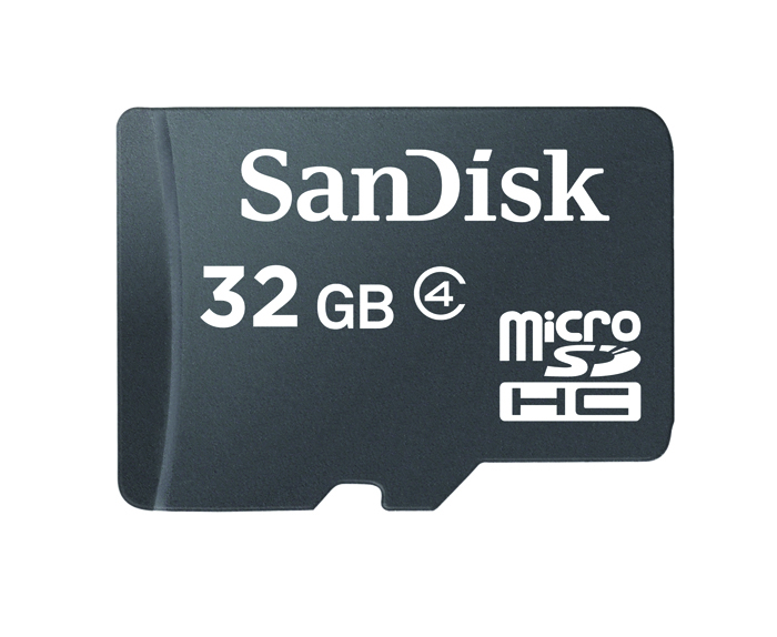 Карта памяти 32Gb microSDHC Sandisk Class 4 (SDSDQM-032G-B35)