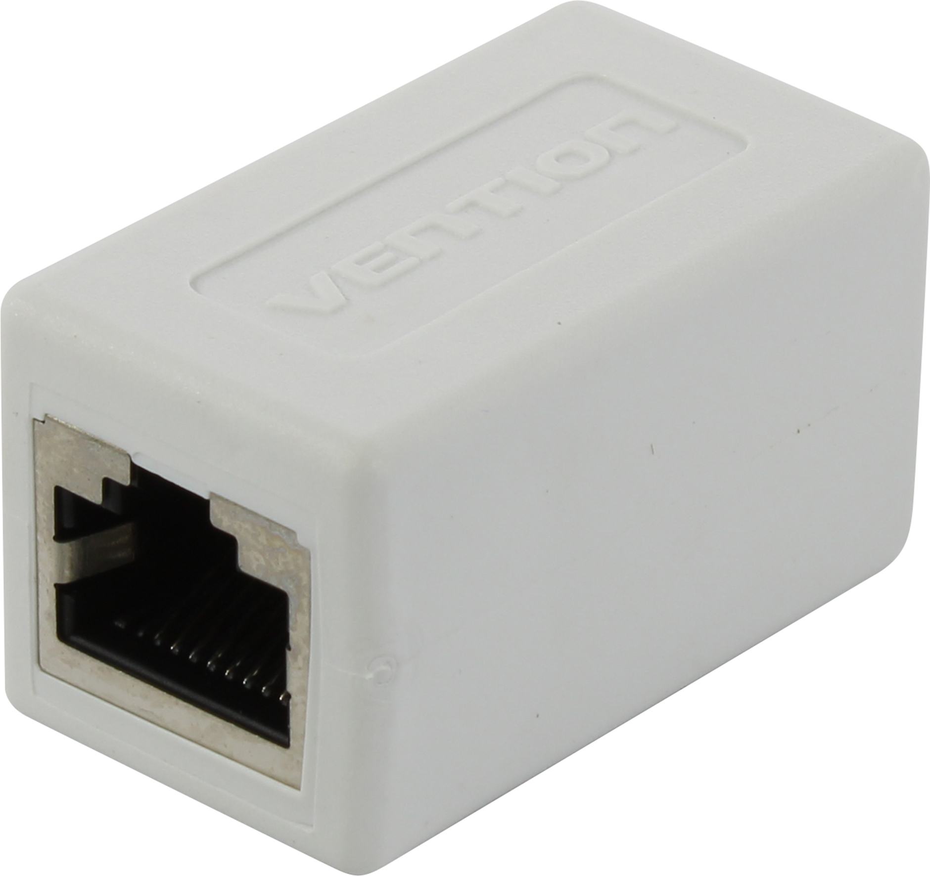  Адаптер-проходной RJ-45 8P8C категория 6, белый Vention (IPVW0)