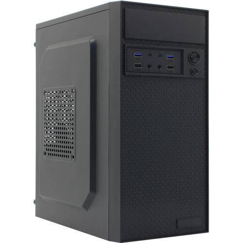 Корпус ExeGate BAA-109U2-AAA450, mATX, Mini-Tower, 2xUSB 3.0, черный, 450 Вт (EX291274RUS)