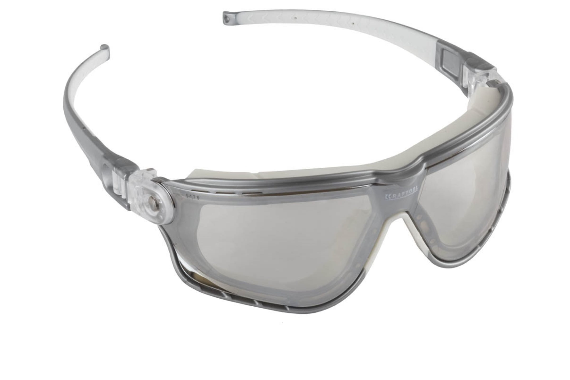 Защитные очки Очки защитные Kraftool ORION 110305_z01, закрытые, вентиляция: непрямая, серый/прозрачный (110305_z01)