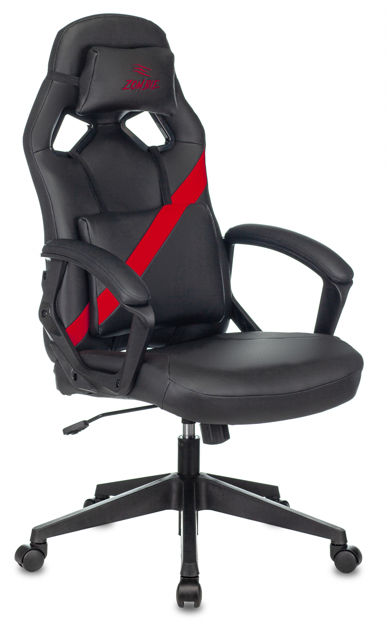 Игровые кресла  E2E4 Кресло игровое Бюрократ ZOMBIE DRIVER черный/красный (1485774)