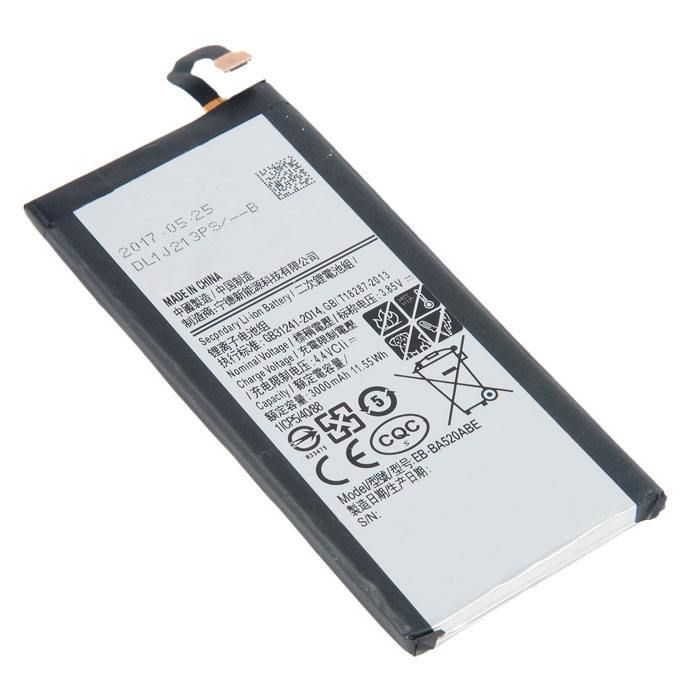 Аккумулятор ZeepDeep EB-BA520ABE для Samsung Galaxy A5 (A520F), J5 (J530F) , Li-Pol, 3000mAh, 3.85V (801404)