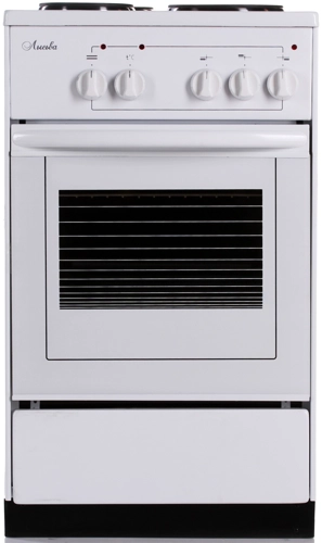 Кухонные плиты  E2E4 Плита электрическая Лысьва ЭП 301 СТ, белый (ЭП 301 СТ)