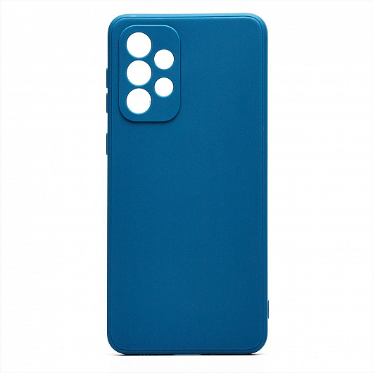 Чехол-накладка Activ Original Design для смартфона Samsung SM-A336 Galaxy A33 5G, силикон, синий (206322)