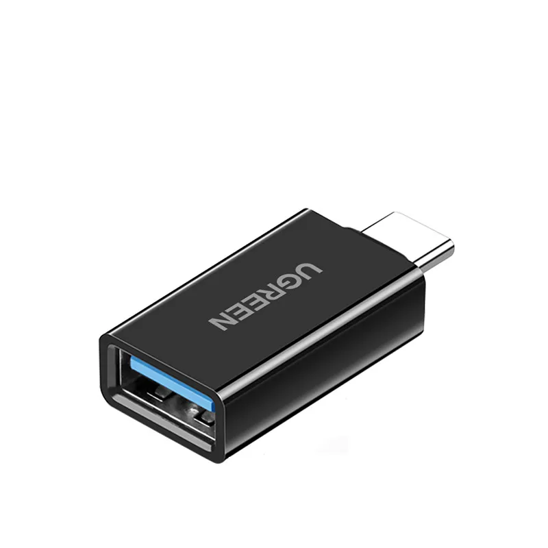 Переходник (адаптер) USB-USB Type-C, 3A, черный UGREEN US173 (20808)