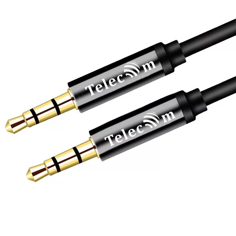 Кабель Jack 3.5mm(M)-Jack 3.5mm(M), 1.5м, черный Telecom (TAV7175M-1M)