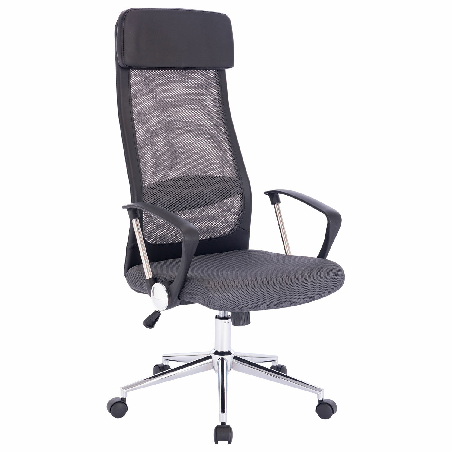Офисные кресла Кресло офисное Brabix Flight R EX-541 черный/серый (532518)